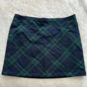 Old Navy Blue and Green Mini Pencil Skirt
